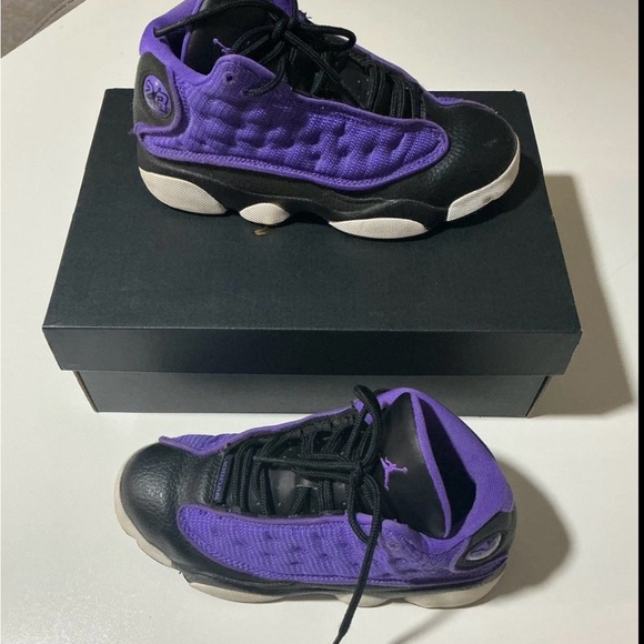 Jordan Other - Jordan Kids Shoes Black and Purple